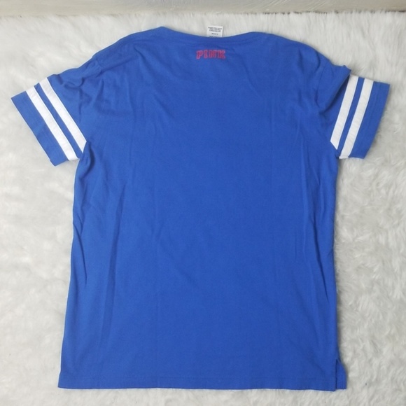 4th of July tee blue red white firewerk pink! Fireworks preppy lounge shirt - Picture 3 of 5